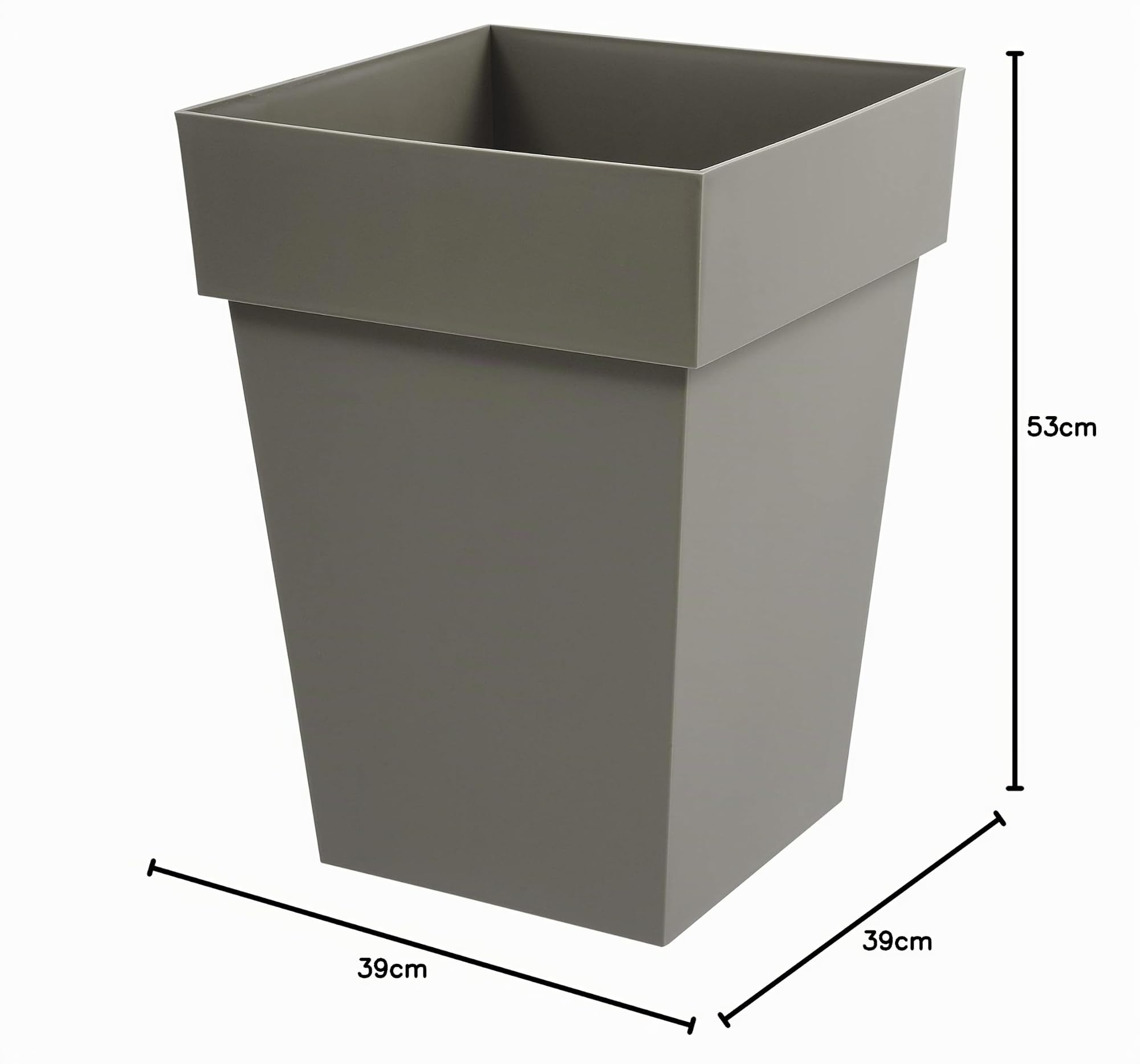 eda-toscane-carr-mi-haut-51-l-pot-de-fleur-39-x-39-x-h-53-cm-taupe image 8