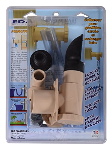 eda-kit-collecteur-carr-capt-eau-pour-goutti-re-beige image 7