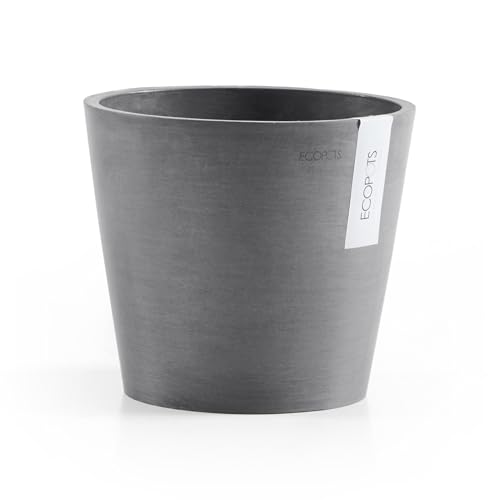 ecopots-amsterdam-20-cm-gris-pot-en-plastique-recycl image 8