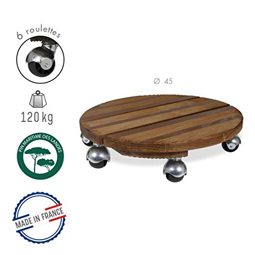 louis-moulin-roule-plante-bois-rond-45-cm-naturel-origine-france-garantie image 8