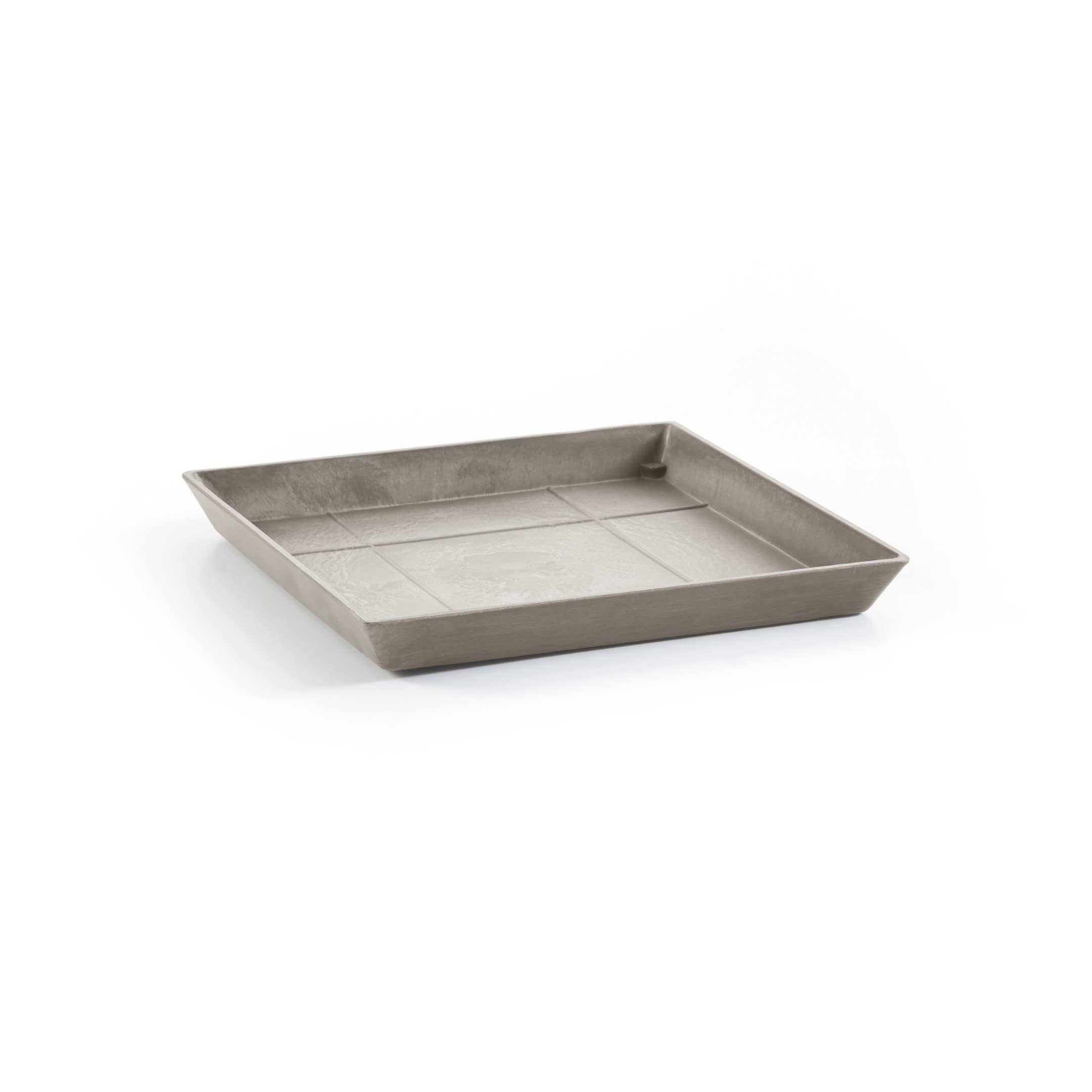ecopots-square-soucoupe-30-taupe-28-x-28-x-h-3-cm-pour-rotterdam-30 image 1