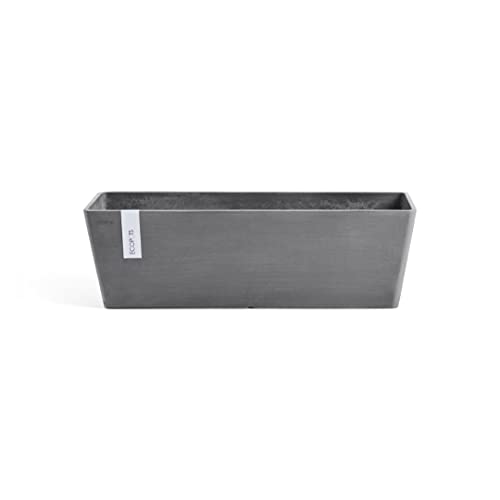 ecopots-bruges-jardini-re-balcon-grise-55-x-17-cm-avec-r-serve-d-eau image 7