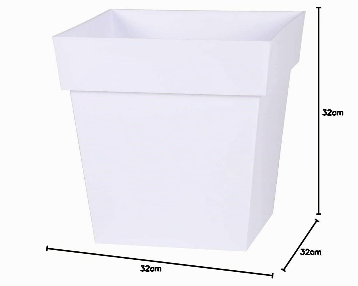 eda-pot-carr-toscane-32-cm-22-l-blanc image 2