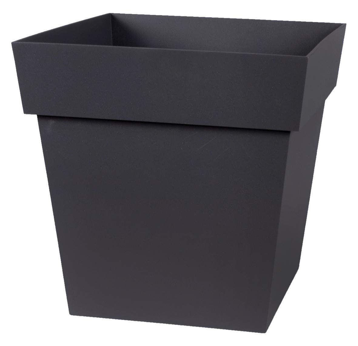 eda-pot-de-fleur-carr-toscane-32-cm-22-l-gris-anthracite image 1