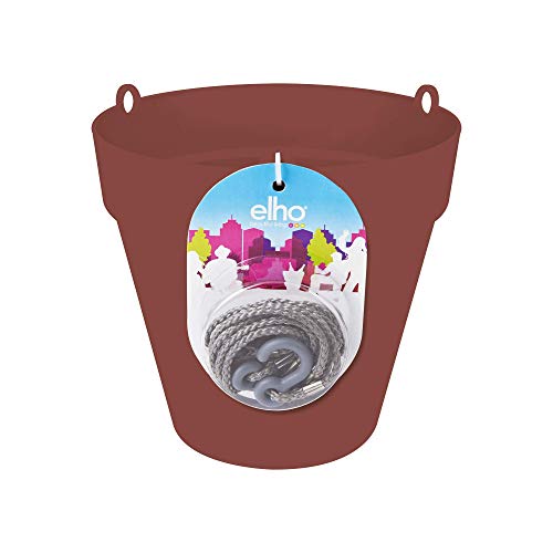 elho-loft-urban-suspension-20-pot-suspendu-19-5-x-h-19-cm-avec-corde-marron-briq image 5