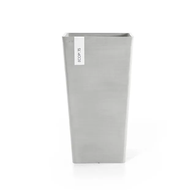 ecopots-rotterdam-high-56-pot-haut-carr-blanc-gris-31-x-31-x-h-56-cm-36-2-l image 1