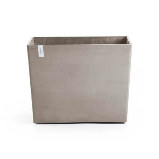 ecopots-paris-jardini-re-sur-roues-85-taupe-85-x-40-x-h-65-cm-152-l image 1