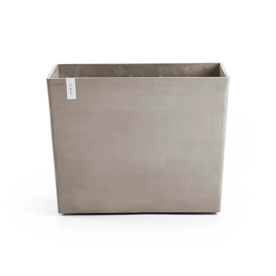ecopots-paris-jardini-re-sur-roues-85-taupe-85-x-40-x-h-65-cm-152-l image 1