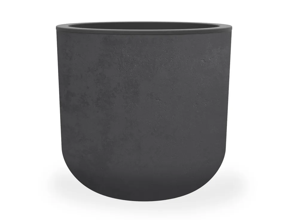 eda-basalt-up-pot-rond-50-cm-67-l-effet-b-ton-gris-anthracite image 1