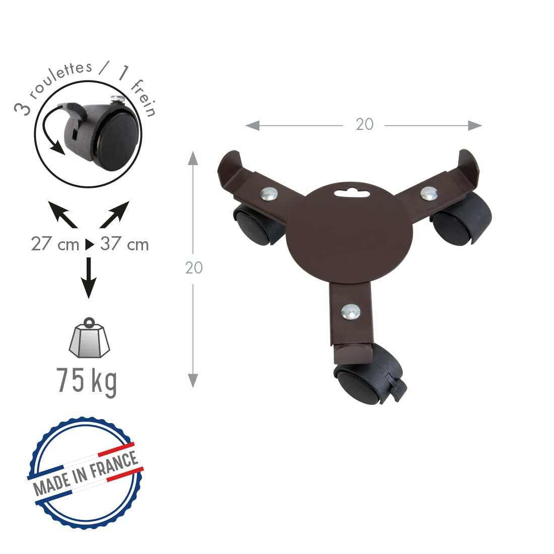 louis-moulin-roule-plante-extensible-27-37-cm-fer-vieilli image 3