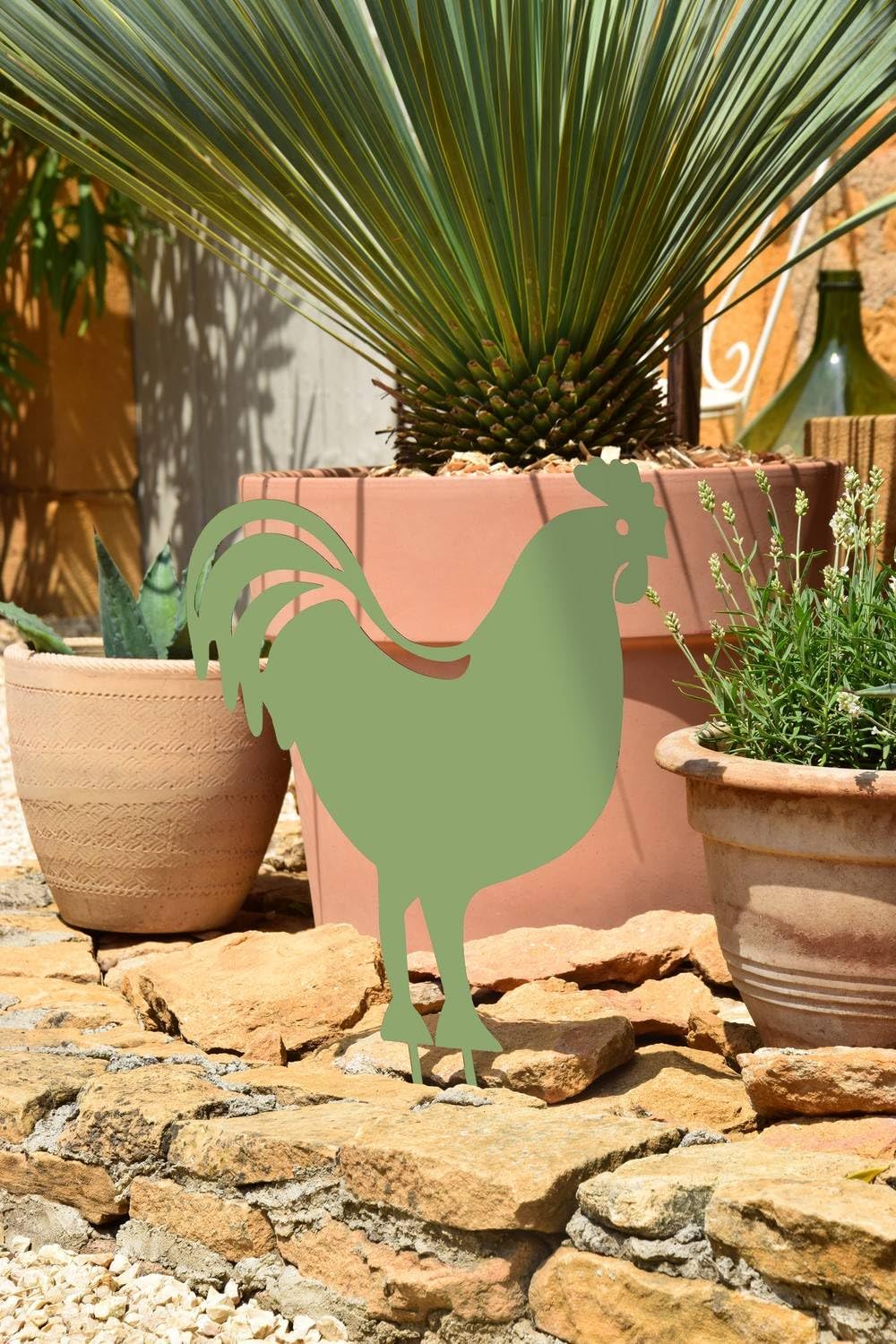 louis-moulin-figurine-piquer-coq-42-5x42-cm-vert-p-le image 3