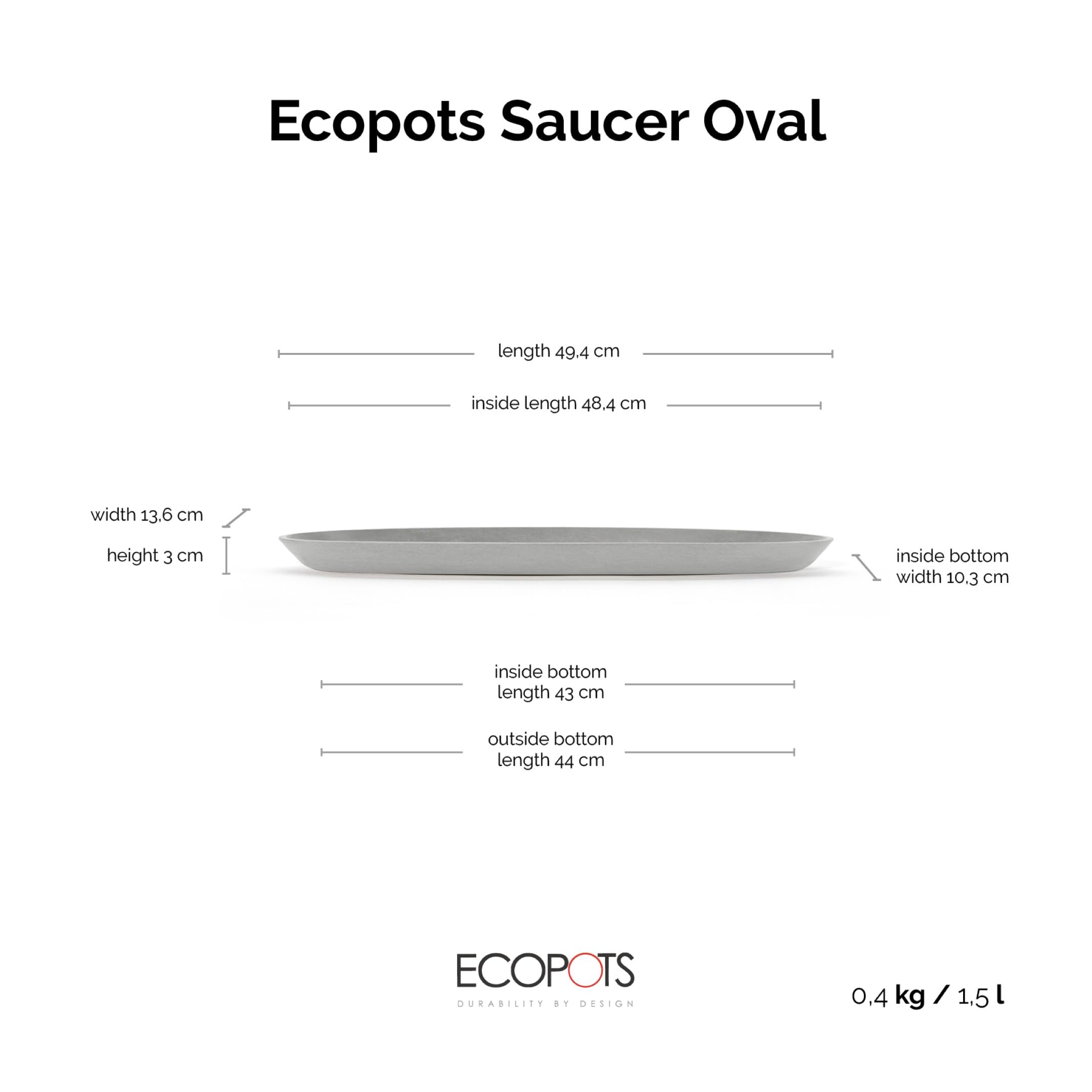 ecopots-sofia-long-soucoupe-blanc-gris-49-4-cm image 2