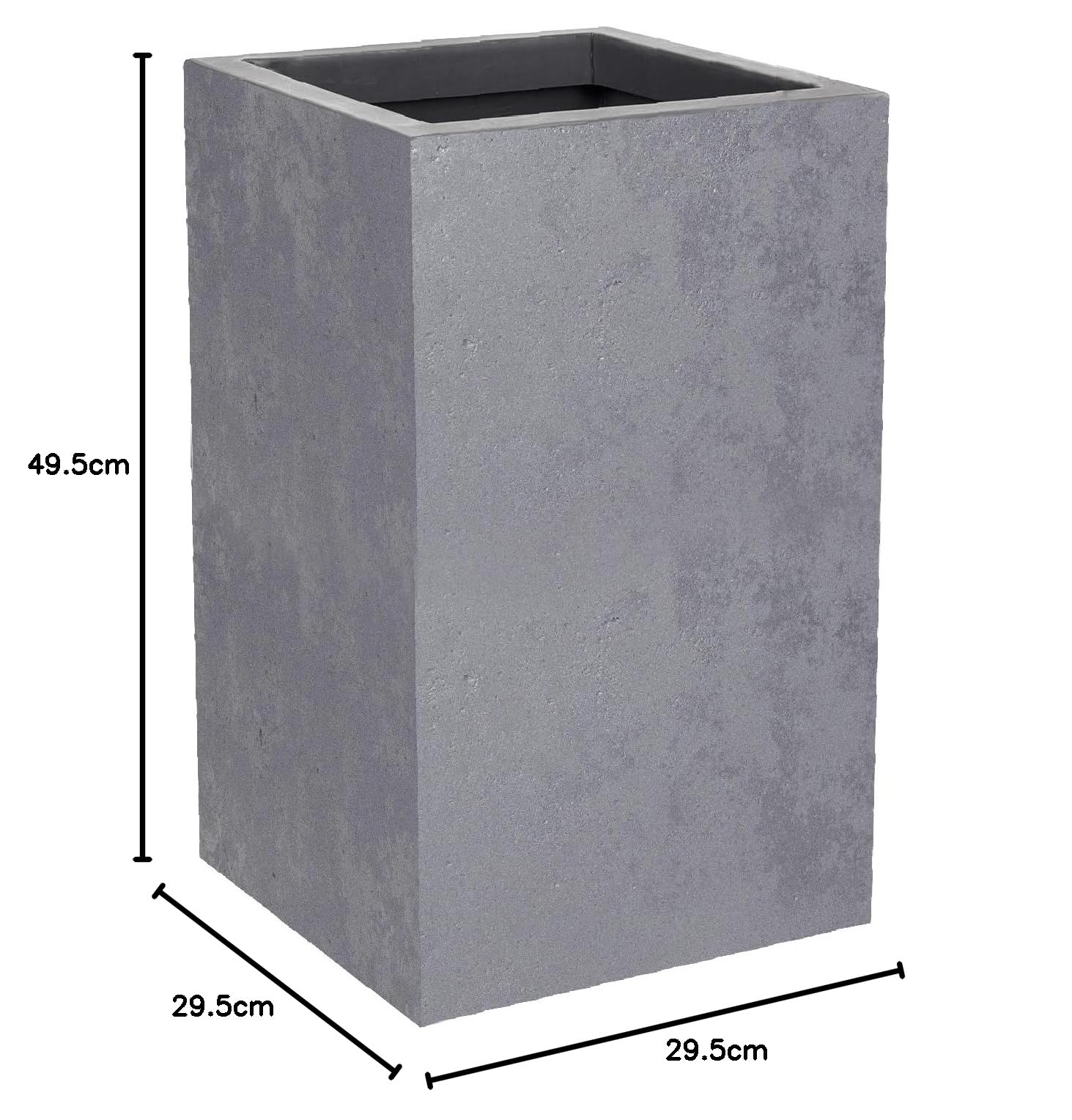 eda-basalt-up-pot-carr-haut-36-l-29-5-x-29-5-x-h-49-5-cm-gris-b-ton image 4