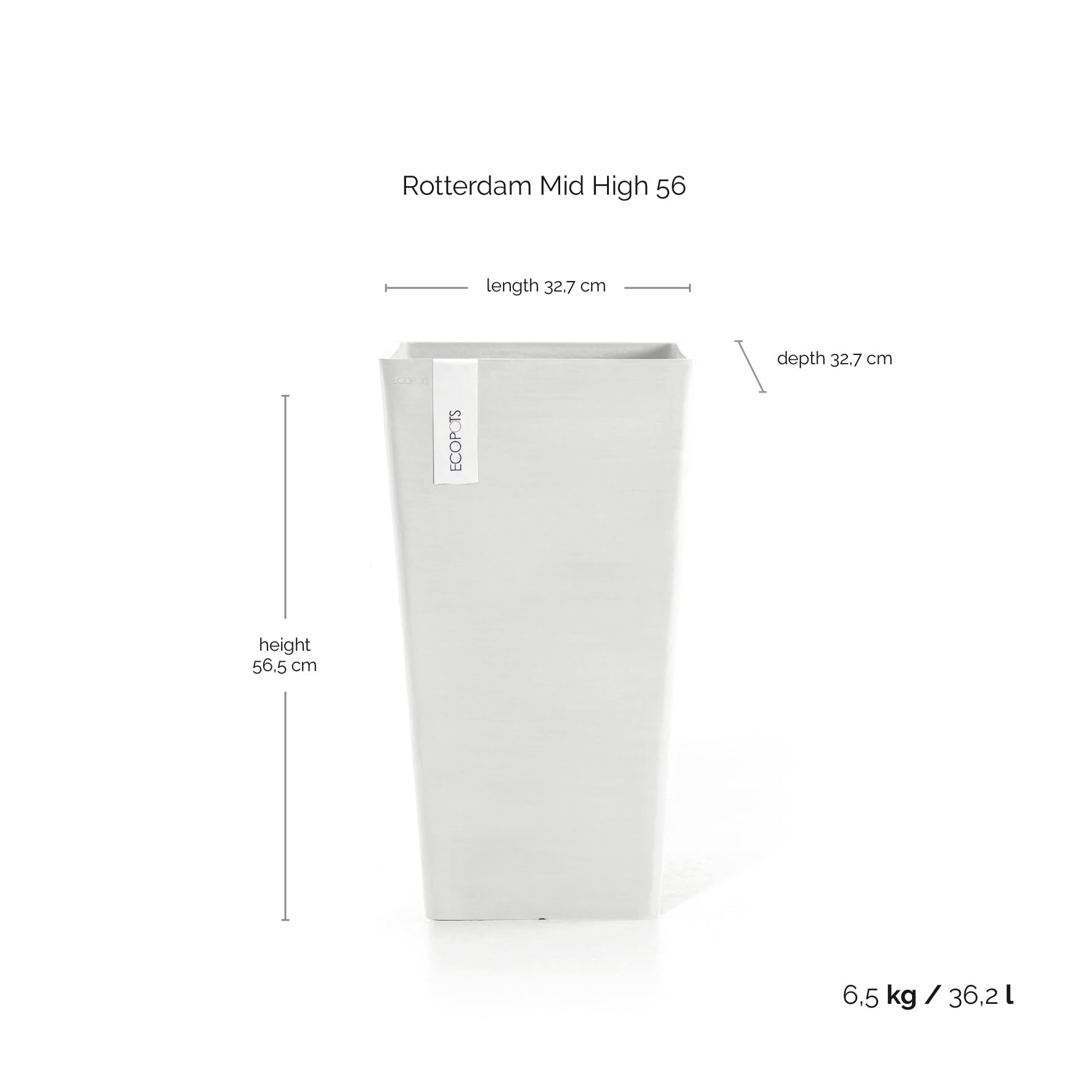 ecopots-rotterdam-mid-high-56-pot-pure-white image 3