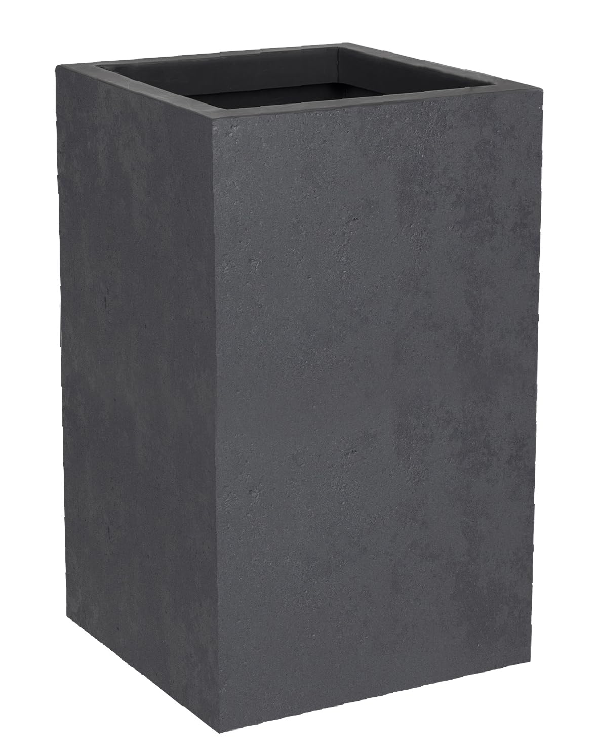 eda-basalt-up-pot-carr-haut-36-l-imitation-b-ton-29-5-x-29-5-x-h-49-5-cm-gris-an image 1