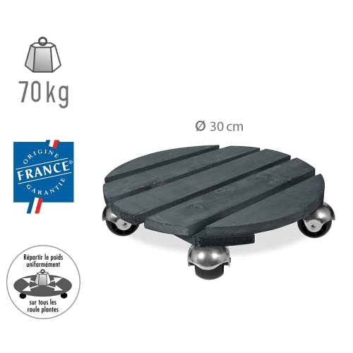 louis-moulin-basics-roule-plante-bois-rond-30-cm-anthracite image 6