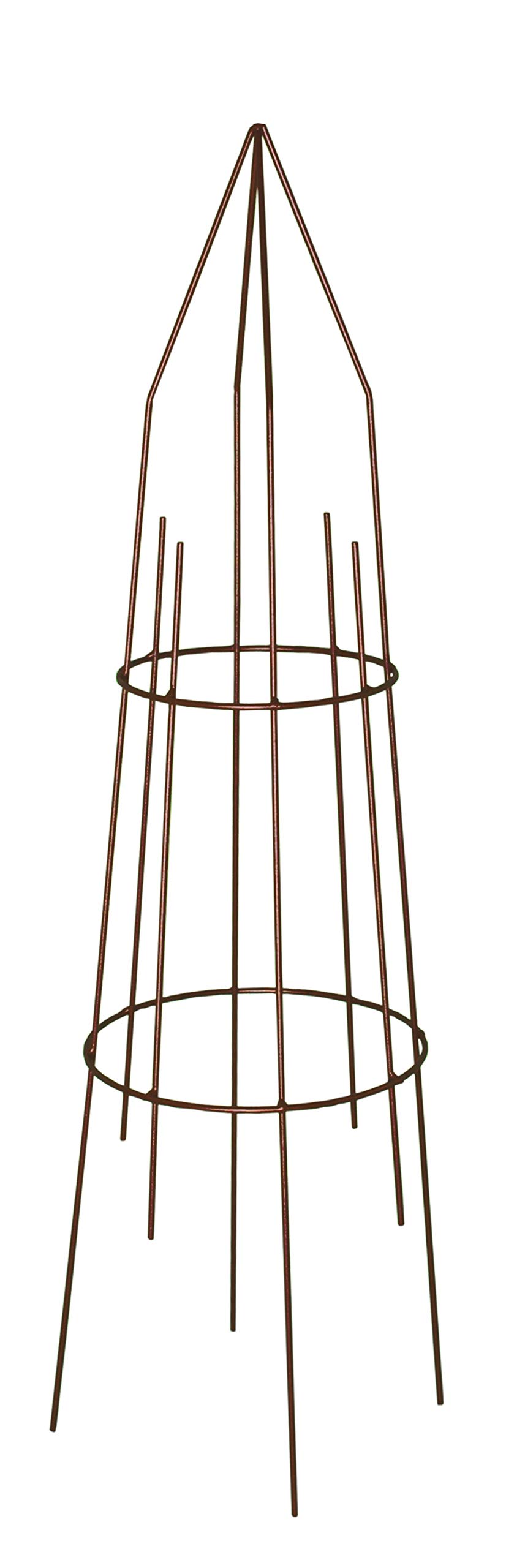 louis-moulin-tipi-rond-27x97-cm-fer-vieilli-tuteur-plantes-grimpantes image 1