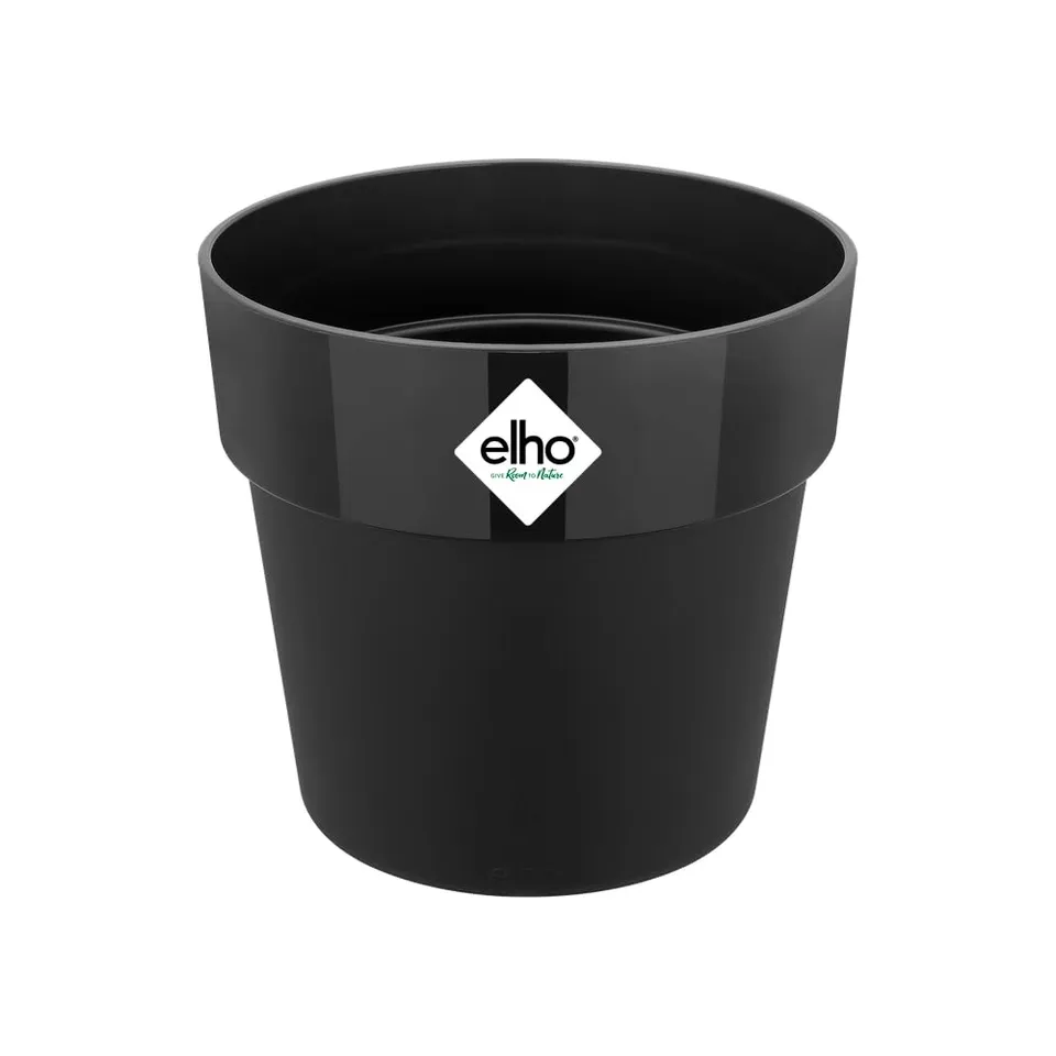 elho-b-for-original-rond-22-cm-pot-de-fleur-living-noir image 1