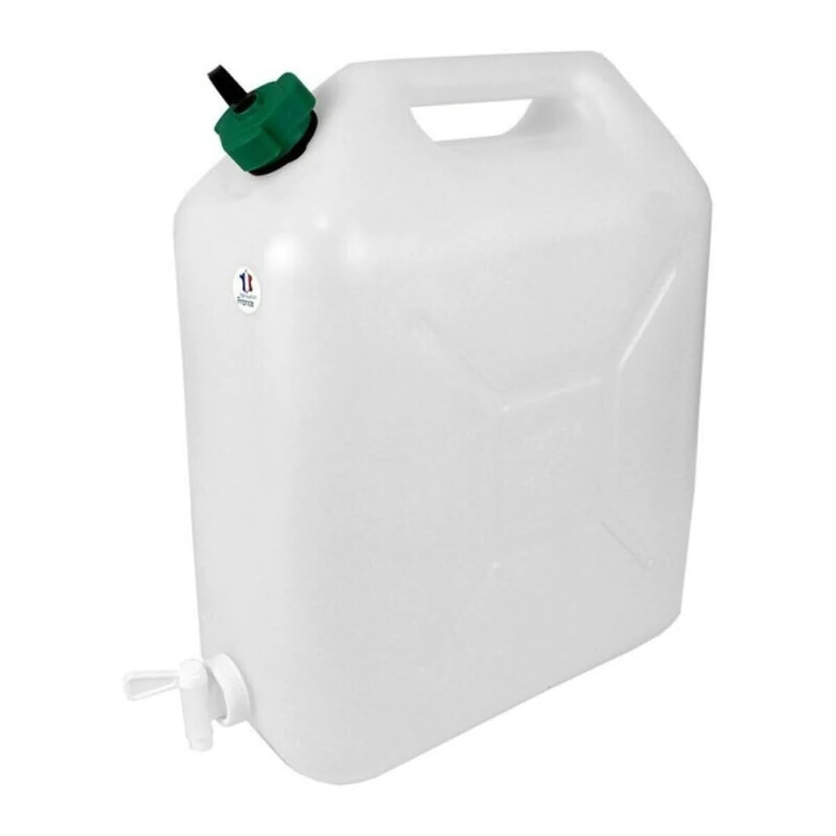 eda-bidon-eau-jerrican-15-l-extra-fort-avec-robinet-36-x-16-x-37-cm-naturel image 1