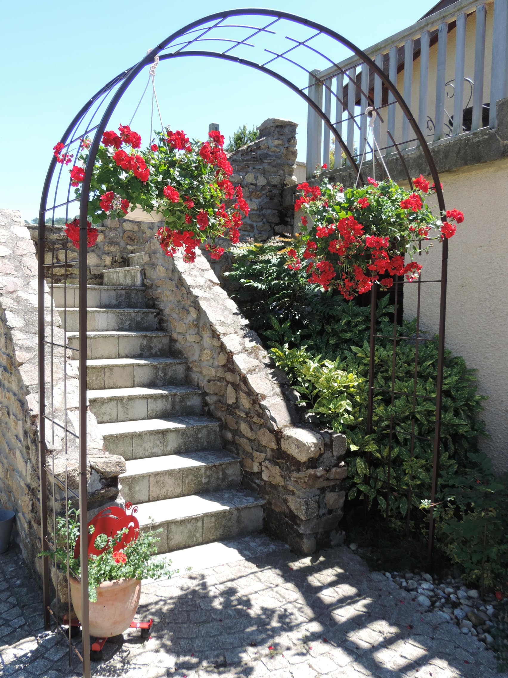 louis-moulin-3006-arche-plantes-grimpantes-m-tal-fer-vieilli-180-x-50-x-250-cm image 5