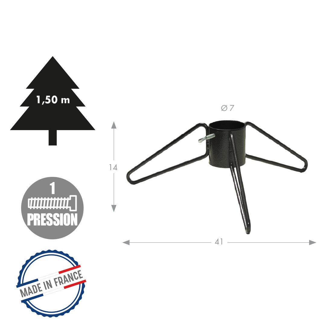louis-moulin-pied-de-sapin-3-pieds-fil-tube-7-cm-anthracite image 2