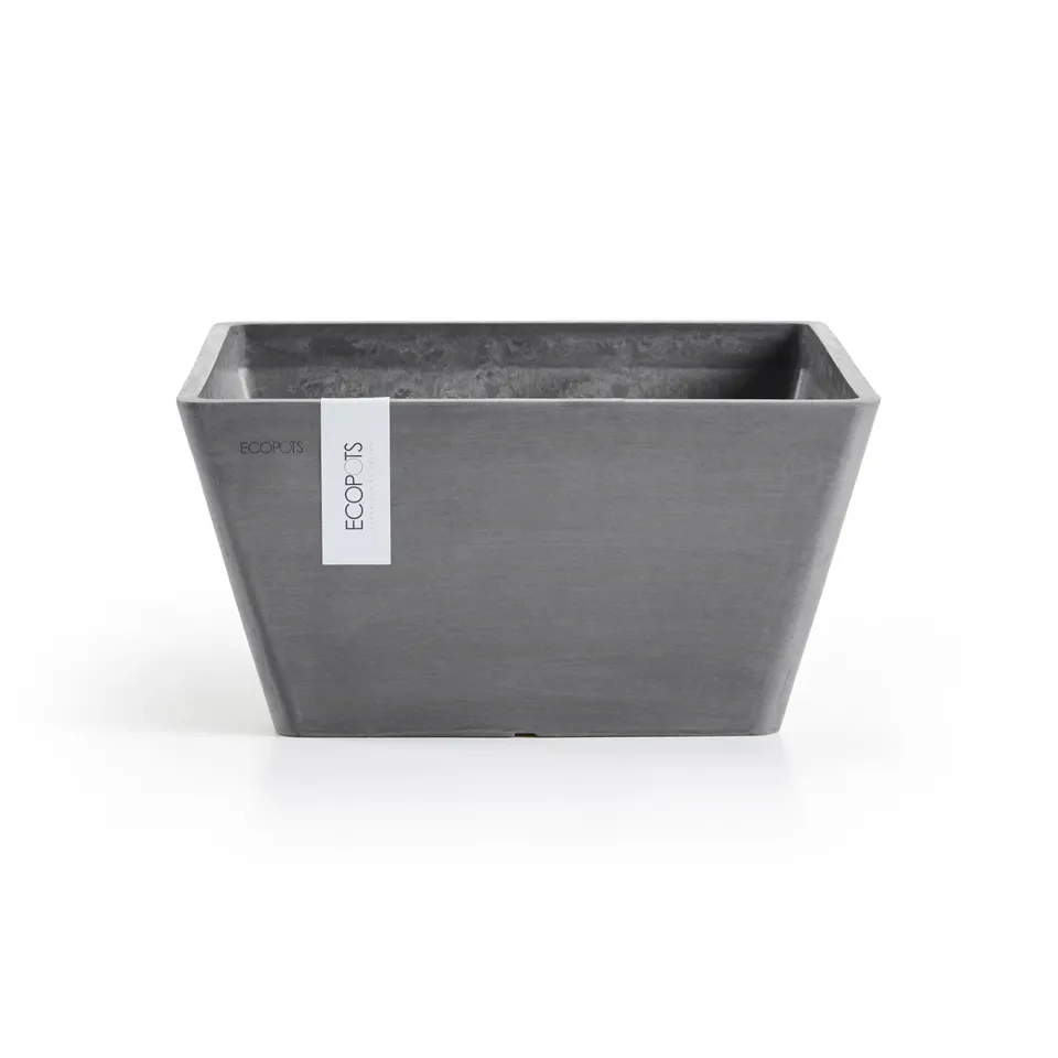 ecopots-berlin-pot-carr-gris-25-x-25-cm-pour-herbes image 1