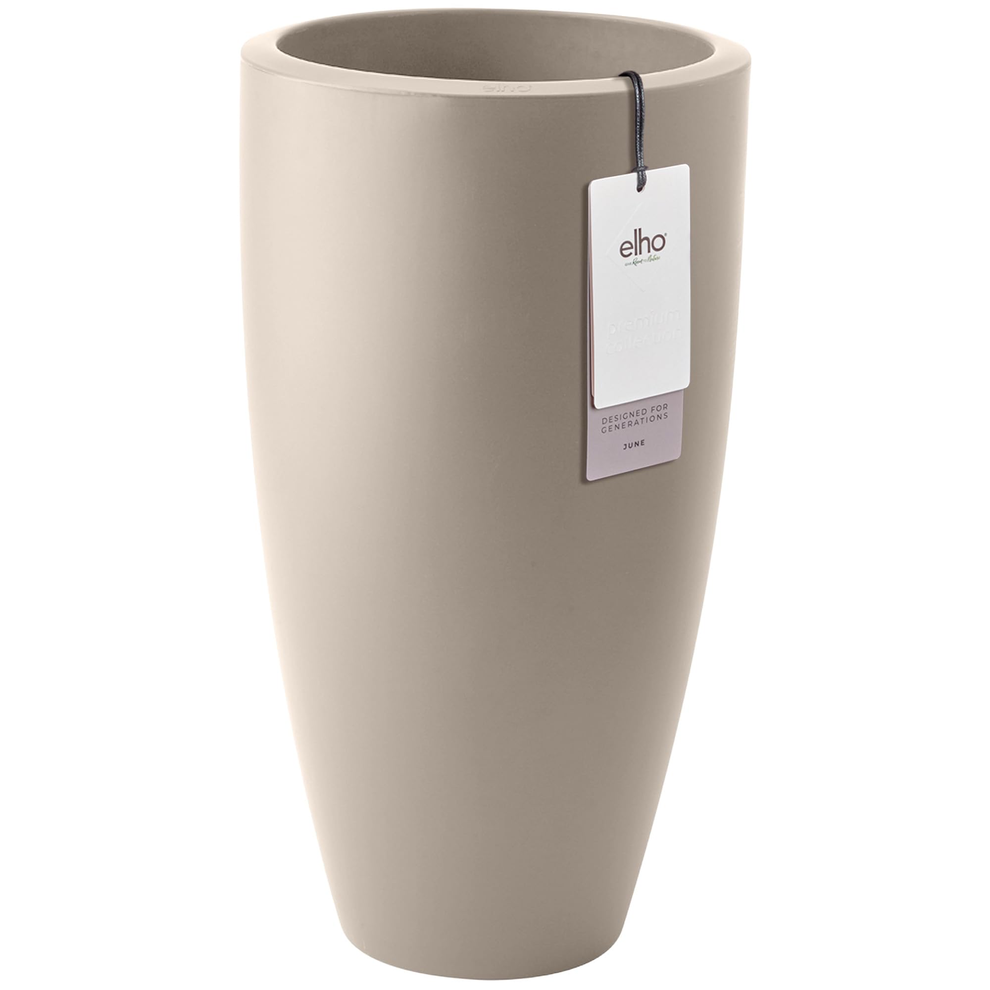 elho-june-round-high-40-cm-balanced-beige-pot-de-fleur-haut-39-x-h-70-1-cm-en-pl image 1