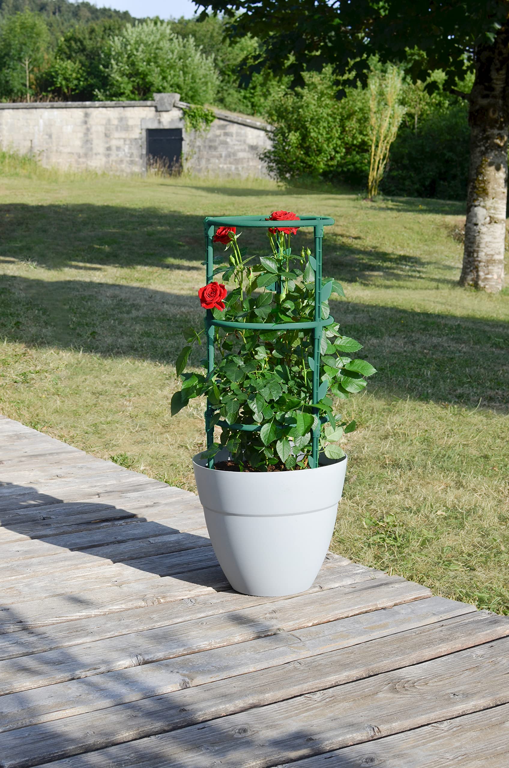 eda-veg-table-tuteur-pour-plantes-grimpantes-rond-25-x-h-66-3-cm-vert-canada image 5