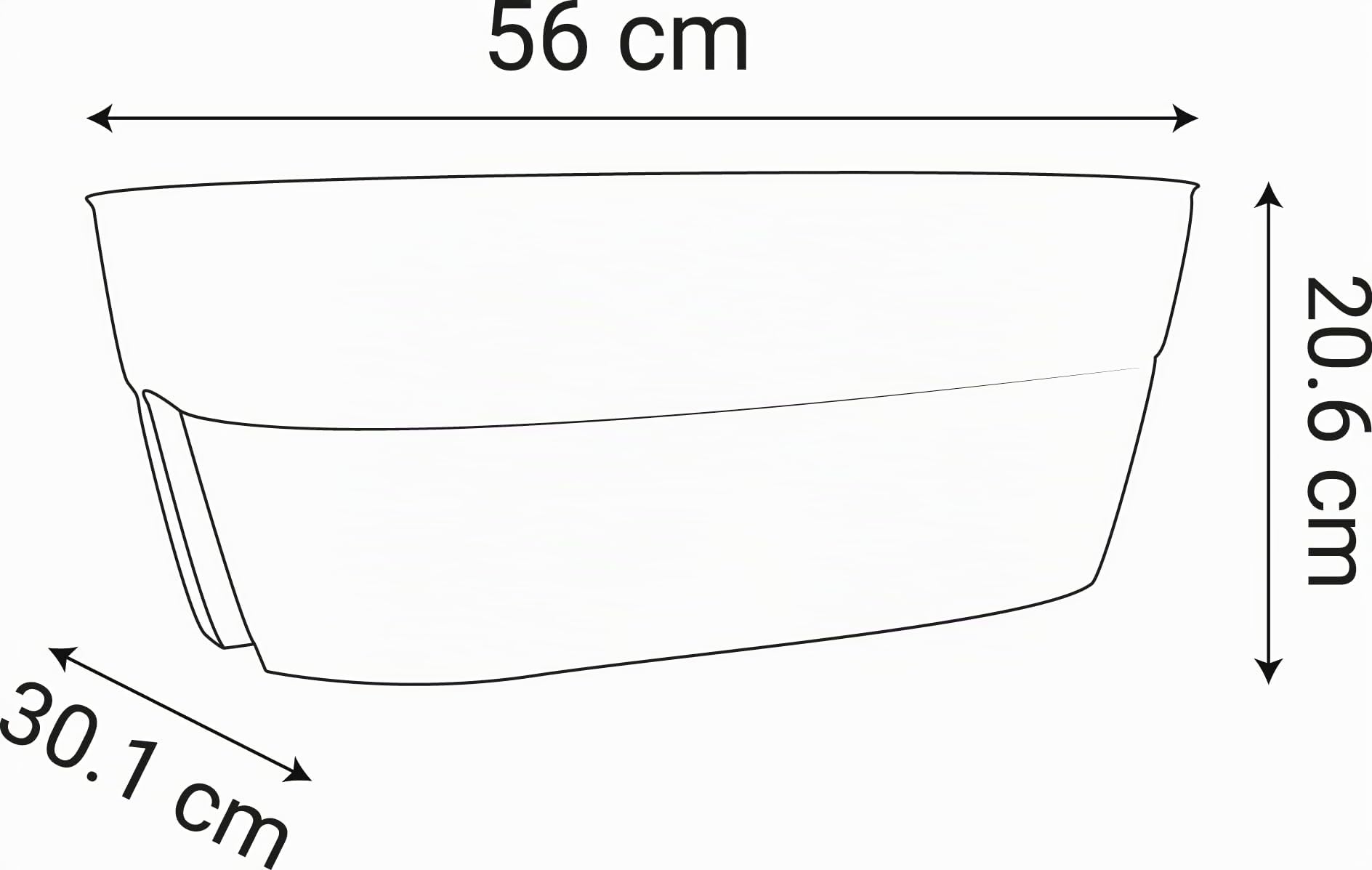 eda-osaka-jardini-re-cavali-re-19-5-l-56-x-30-1-x-20-6-cm-gris-anthracite image 3