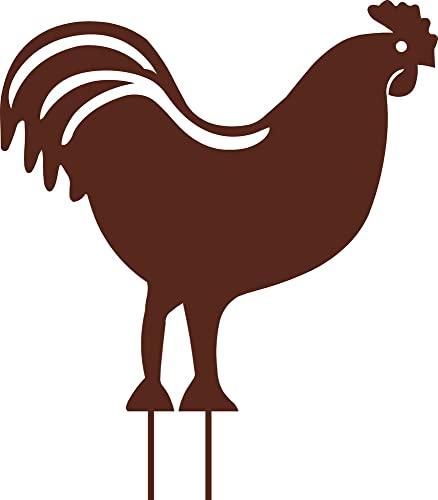 louis-moulin-figurine-piquer-coq-42-5x42-cm-fer-vieilli image 6