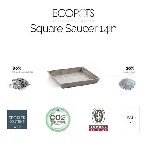 ecopots-square-soucoupe-40-taupe-35-5-x-35-5-x-h-3-5-cm-pour-rotterdam-40 image 8