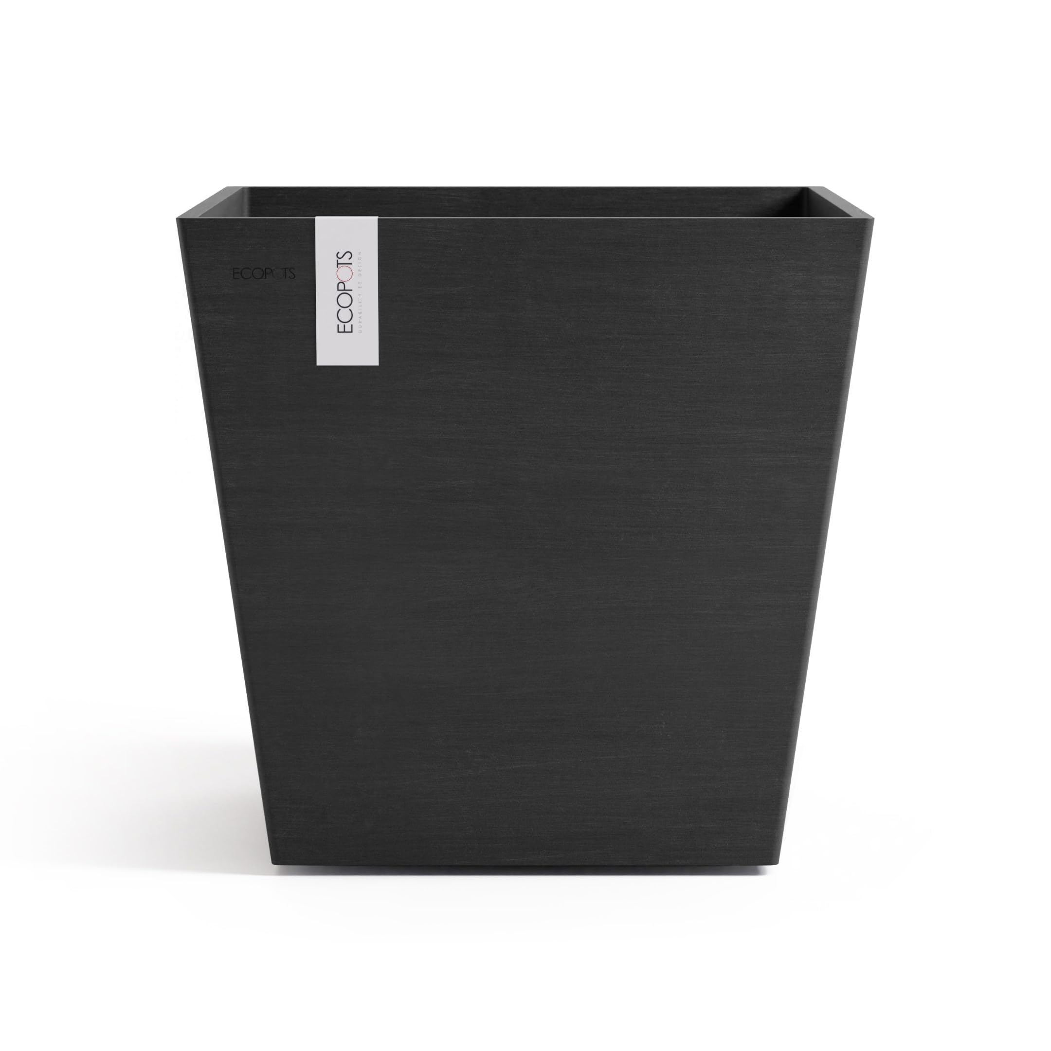 ecopots-rotterdam-45-pot-carr-gris-fonc-63-5-l-avec-r-servoir-d-eau image 1