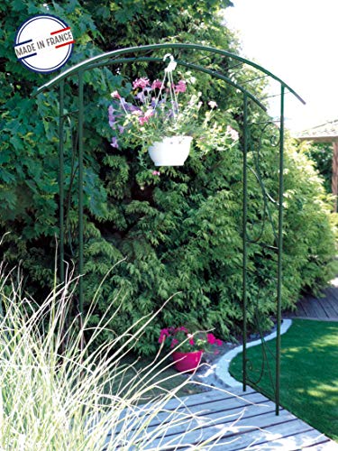 louis-moulin-arche-tube-rond-20-pont-148x40x207-cm-vert-sapin image 7
