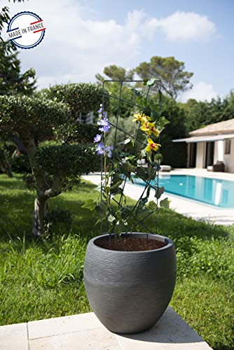 louis-moulin-treillage-mandala-30-x-100-cm-anthracite-support-piquer-made-in-fra image 7