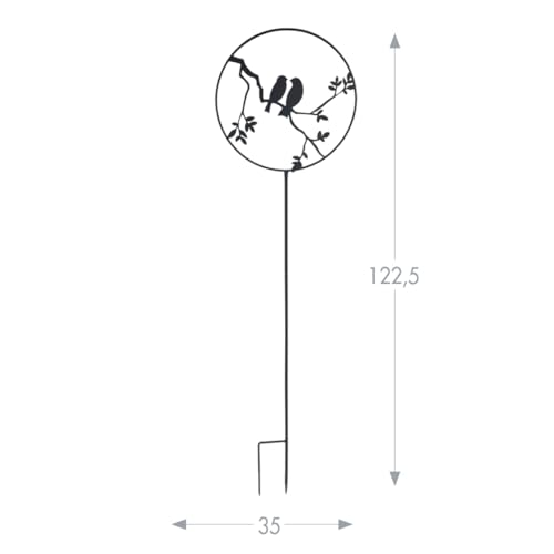 louis-moulin-d-coration-jardin-planter-oiseaux-122-cm-m-tal-poxy image 5