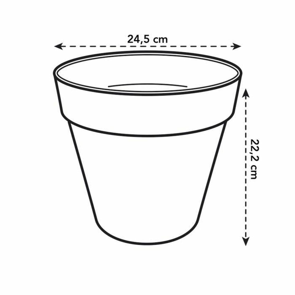 elho-loft-urban-rond-25-cm-pot-de-fleur-ocre image 5
