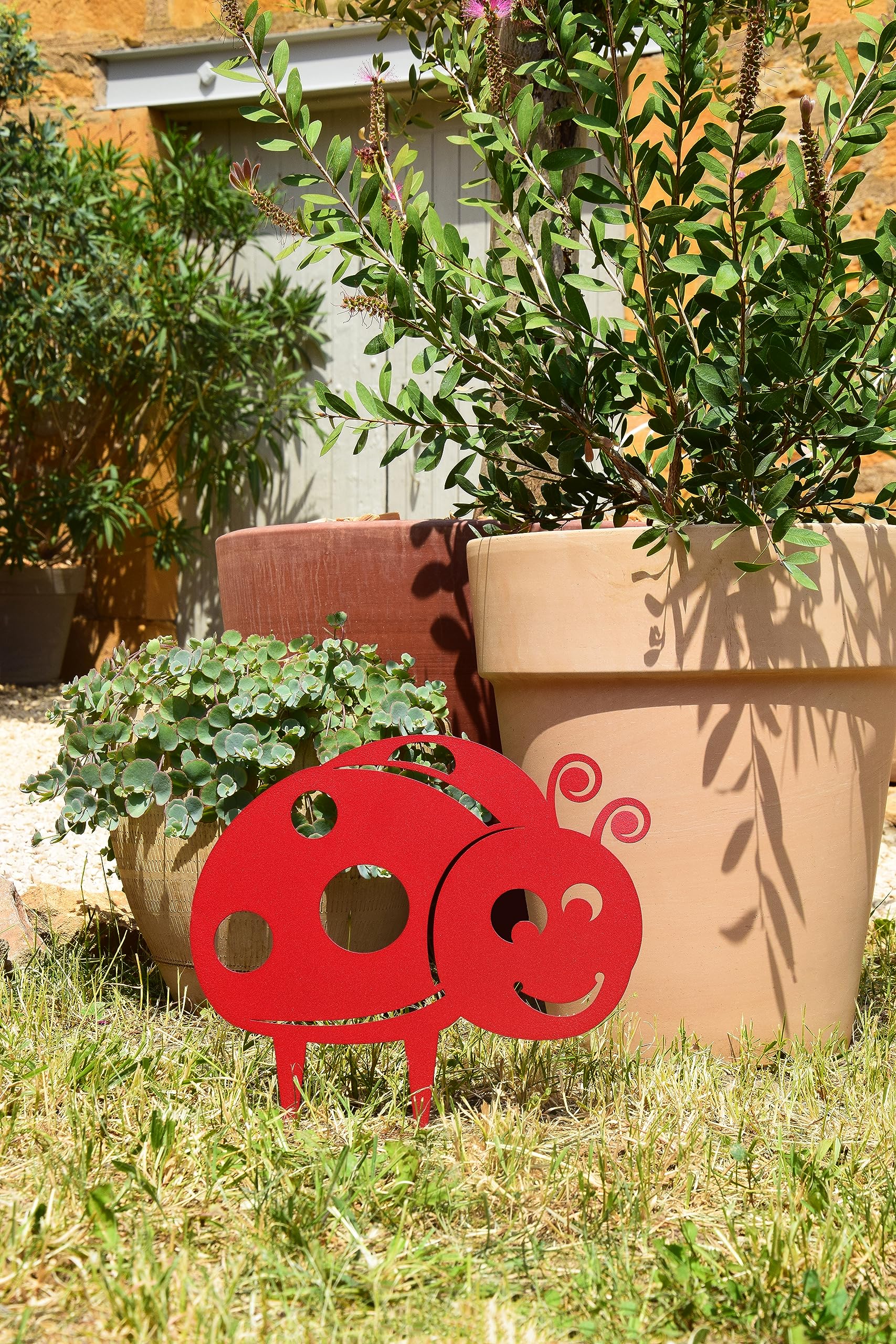 louis-moulin-figurine-piquer-coccinelle-21x33-cm-rouge image 2