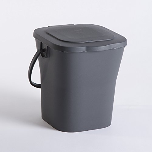 eda-seau-compost-6-l-avec-couvercle-gris image 6