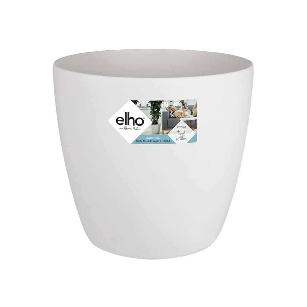 elho-brussels-rond-roues-35cm-cache-pot-blanc-35-x-h-33-cm image 1