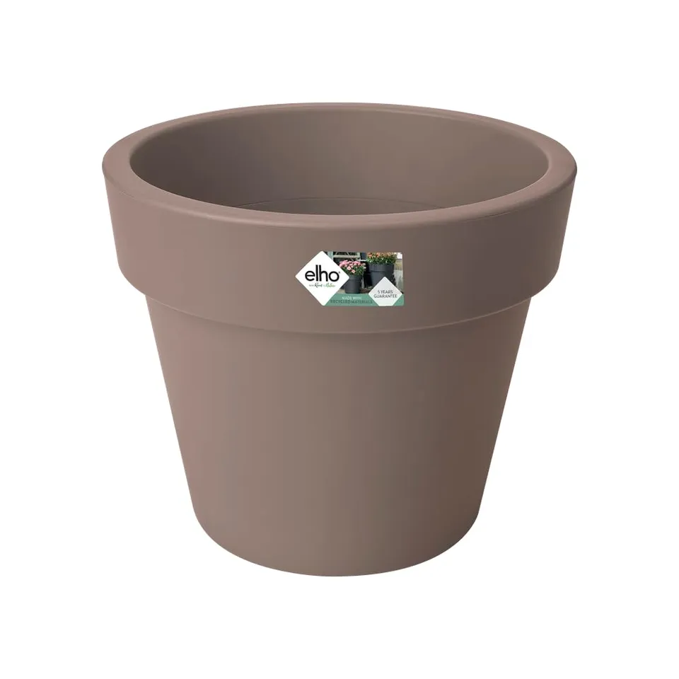 elho-green-basics-top-planter-23-cm-pot-de-fleur-taupe-23-x-h-19-6-cm image 1