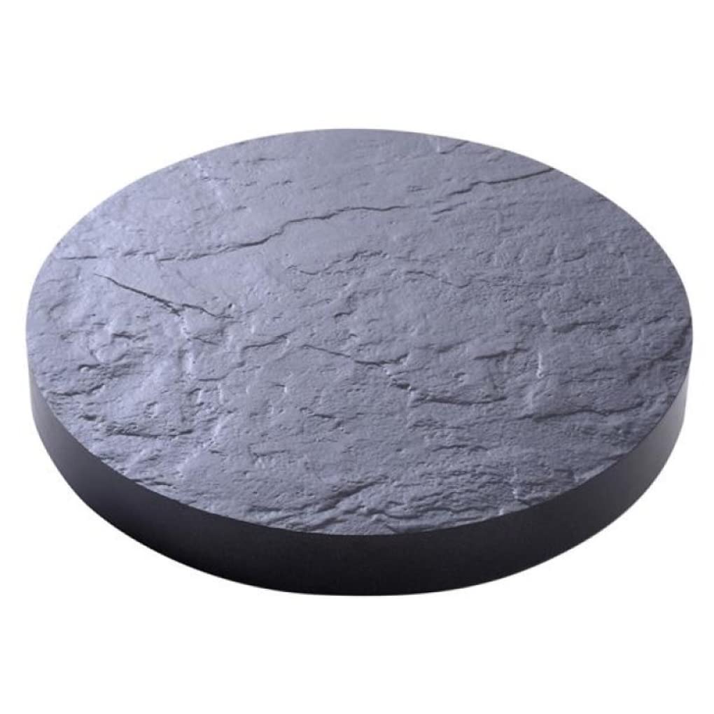 eda-support-roulettes-plantes-30-cm-150-kg-gris-ardoise-imitation-pierre image 1