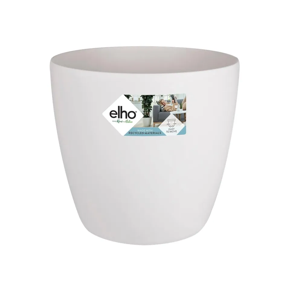 elho-brussels-rond-roues-35cm-cache-pot-blanc-35-x-h-33-cm image 1