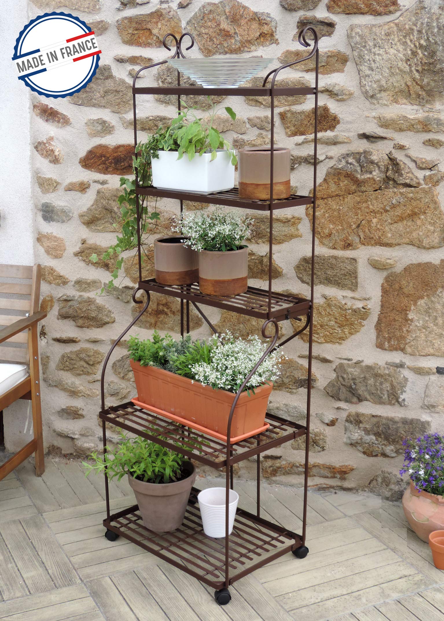 louis-moulin-536-tag-re-plante-boulang-re-volute-fer-vieilli image 4