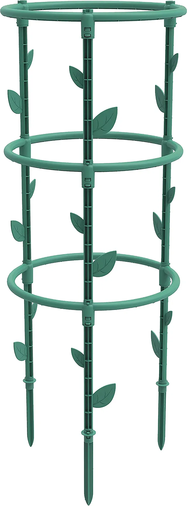 eda-veg-table-tuteur-pour-plantes-grimpantes-rond-25-x-h-66-3-cm-vert-canada image 1