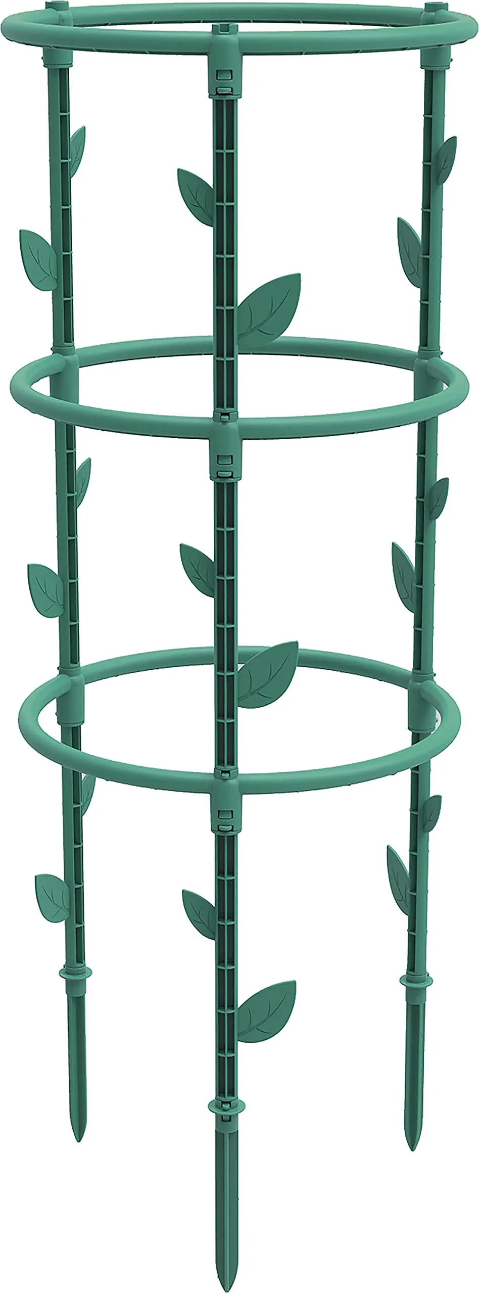 eda-veg-table-tuteur-pour-plantes-grimpantes-rond-25-x-h-66-3-cm-vert-canada image 1