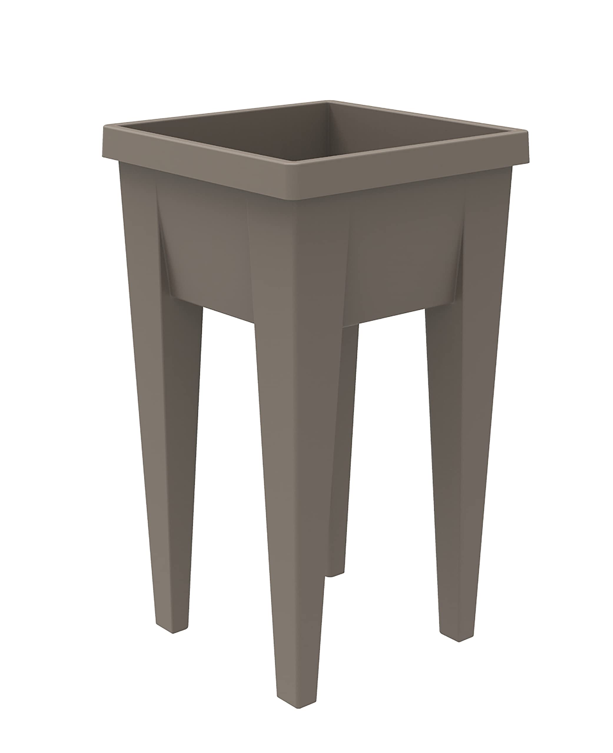 eda-veg-table-aromatique-23l-table-potag-re-38-5-x-38-5-x-68-cm-taupe image 1