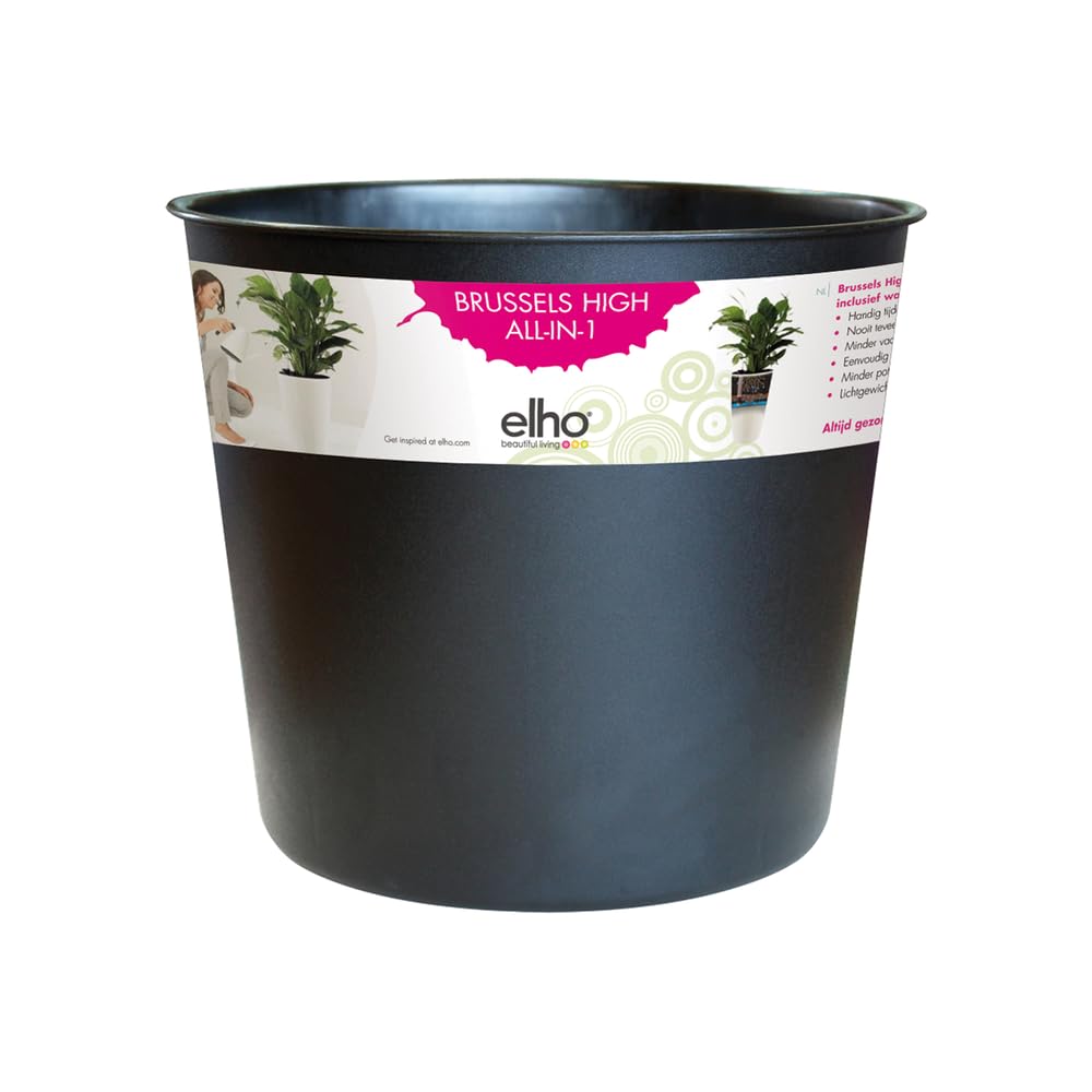 elho-brussels-diamond-haut-easy-insert-27-cm-living-noir-pot-irrigation-automati image 2
