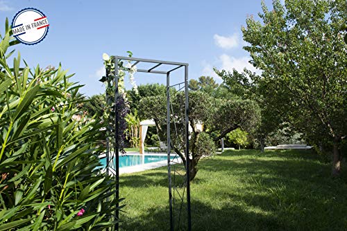 louis-moulin-pergola-tube-car25-mandala-anthracite-74x50x198-cm-made-in-france image 8