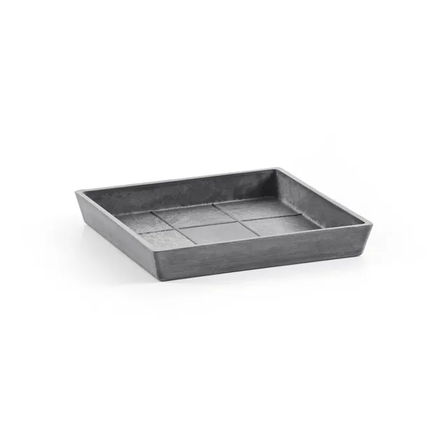 ecopots-rotterdam-soucoupe-square-45-gris-38-5-x-38-5-x-h-3-4-cm image 1