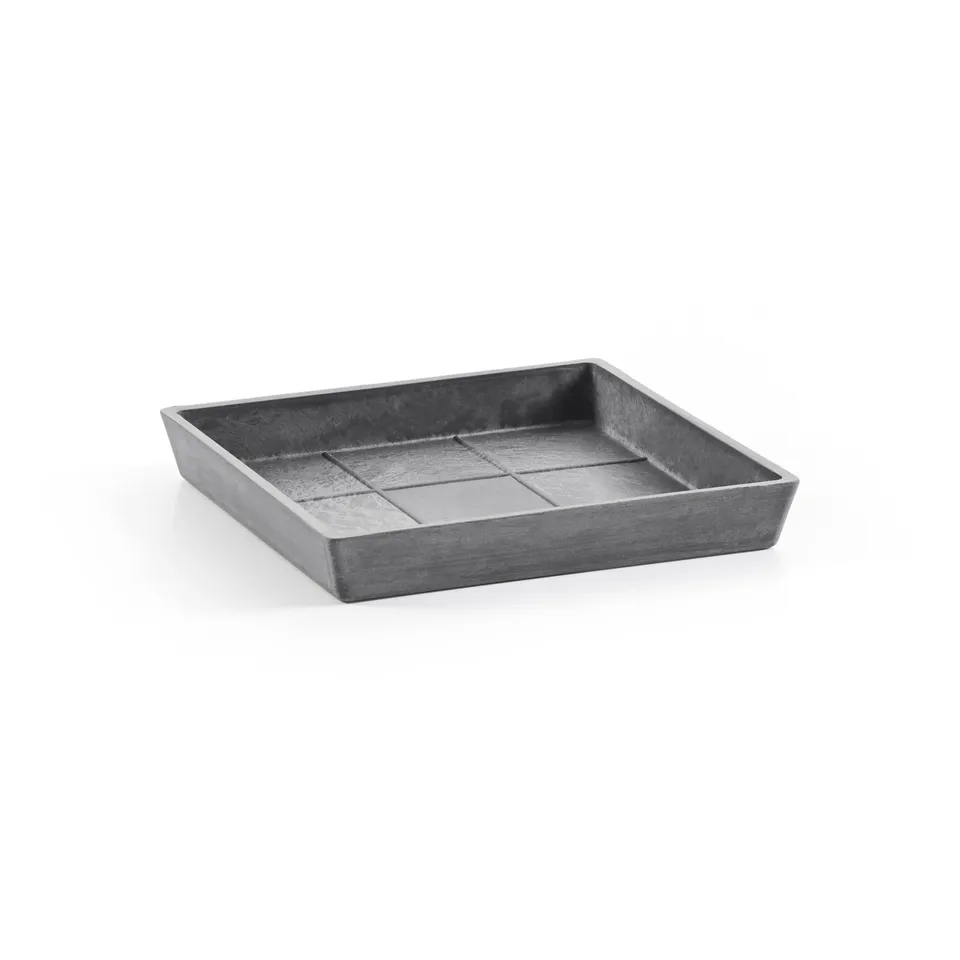 ecopots-rotterdam-soucoupe-square-45-gris-38-5-x-38-5-x-h-3-4-cm image 1